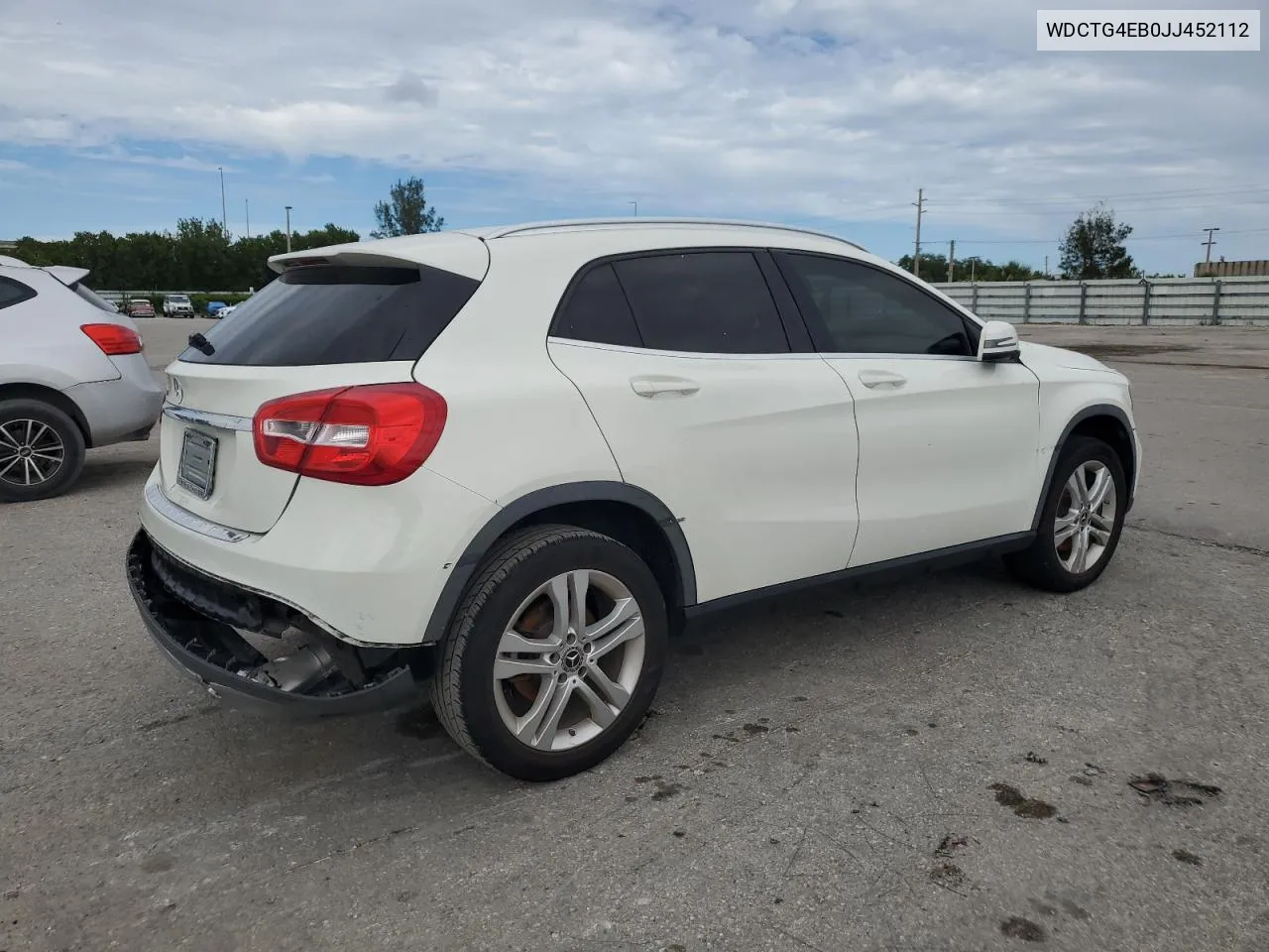 2018 Mercedes-Benz Gla 250 VIN: WDCTG4EB0JJ452112 Lot: 74117814