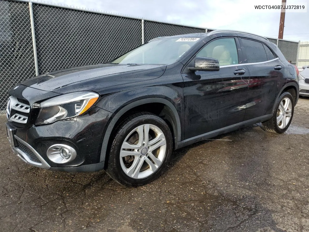 2018 Mercedes-Benz Gla 250 4Matic VIN: WDCTG4GB7JJ372819 Lot: 74531204