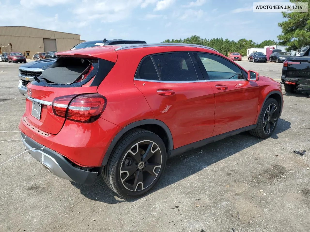 2018 Mercedes-Benz Gla 250 VIN: WDCTG4EB9JJ412191 Lot: 74776514