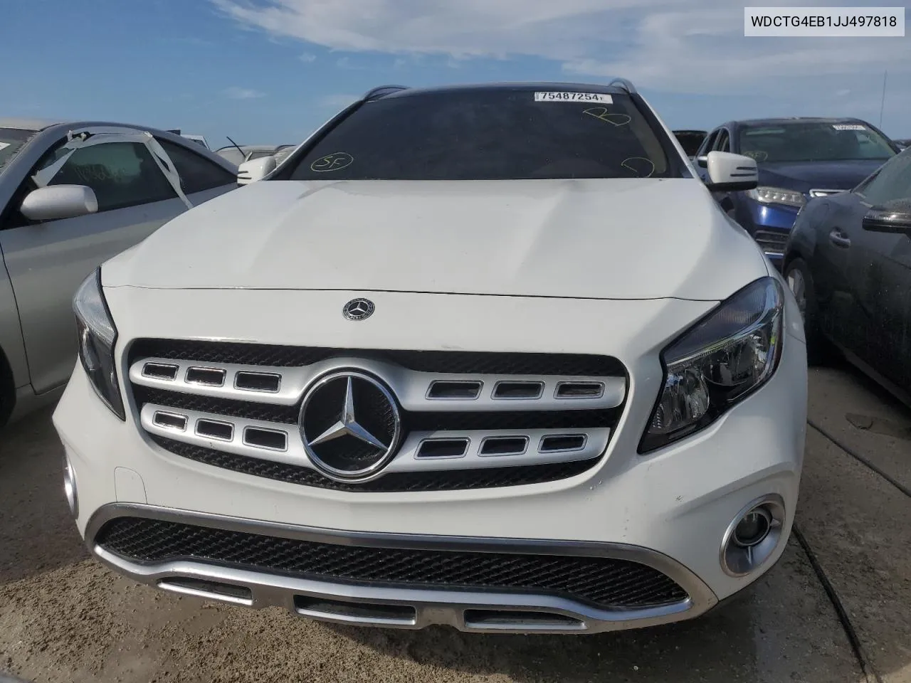 2018 Mercedes-Benz Gla 250 VIN: WDCTG4EB1JJ497818 Lot: 75487254