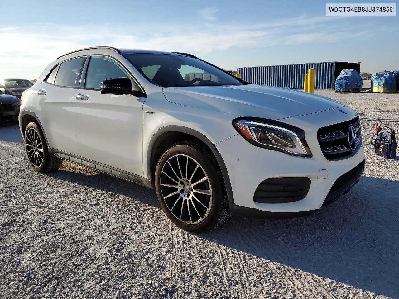 2018 Mercedes-Benz Gla 250 VIN: WDCTG4EB8JJ374856 Lot: 76325964