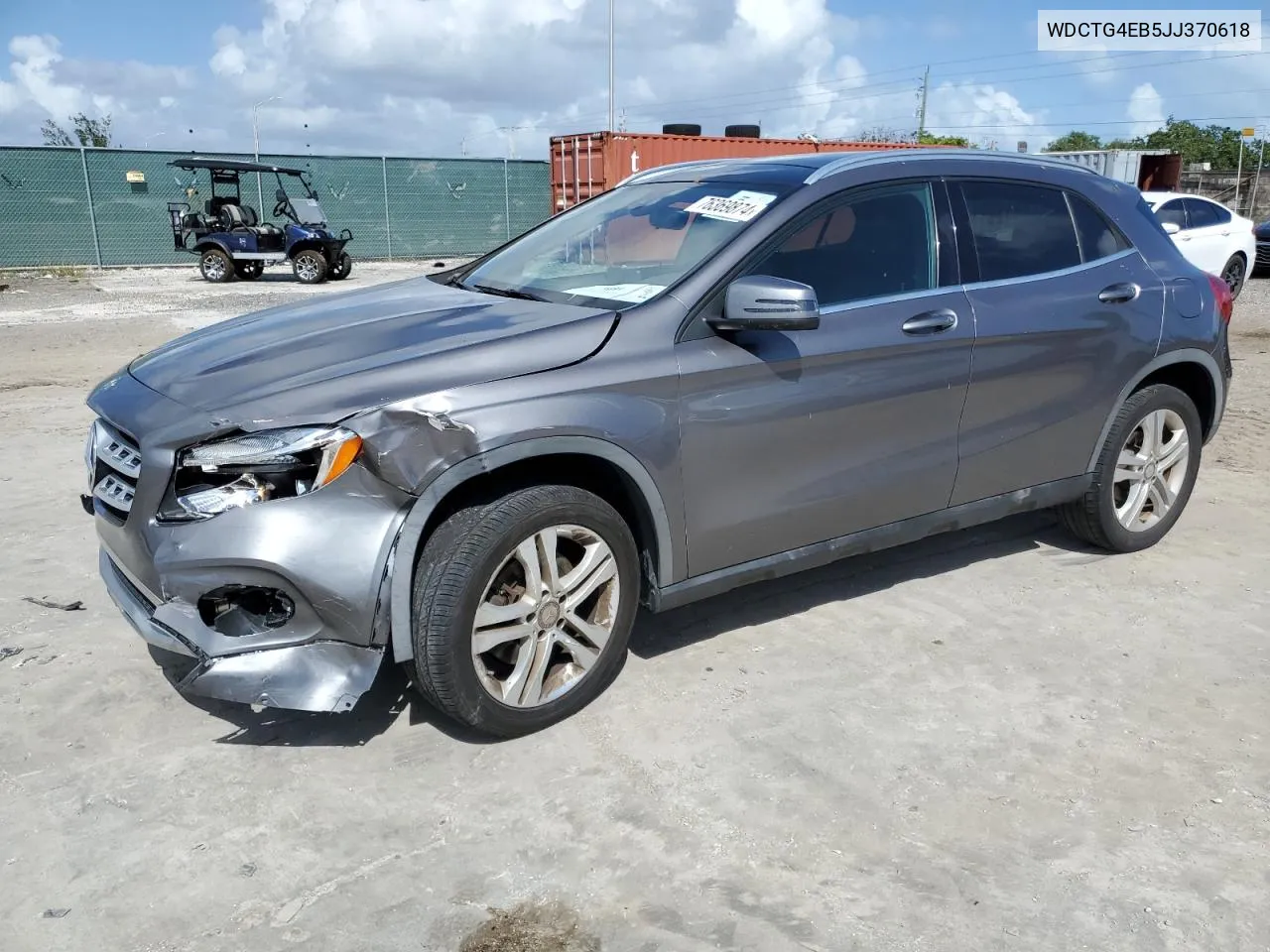 2018 Mercedes-Benz Gla 250 VIN: WDCTG4EB5JJ370618 Lot: 76369874