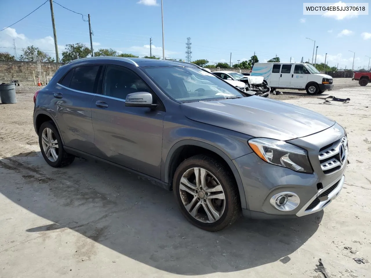 2018 Mercedes-Benz Gla 250 VIN: WDCTG4EB5JJ370618 Lot: 76369874