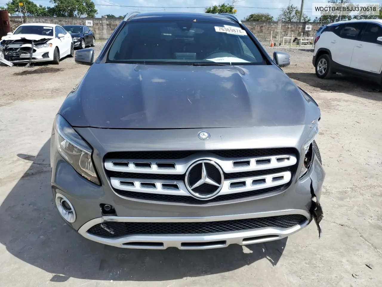 2018 Mercedes-Benz Gla 250 VIN: WDCTG4EB5JJ370618 Lot: 76369874