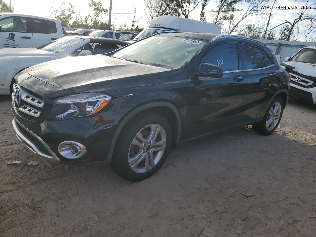 2018 Mercedes-Benz Gla 250 VIN: WDCTG4EB5JJ517665 Lot: 76518654