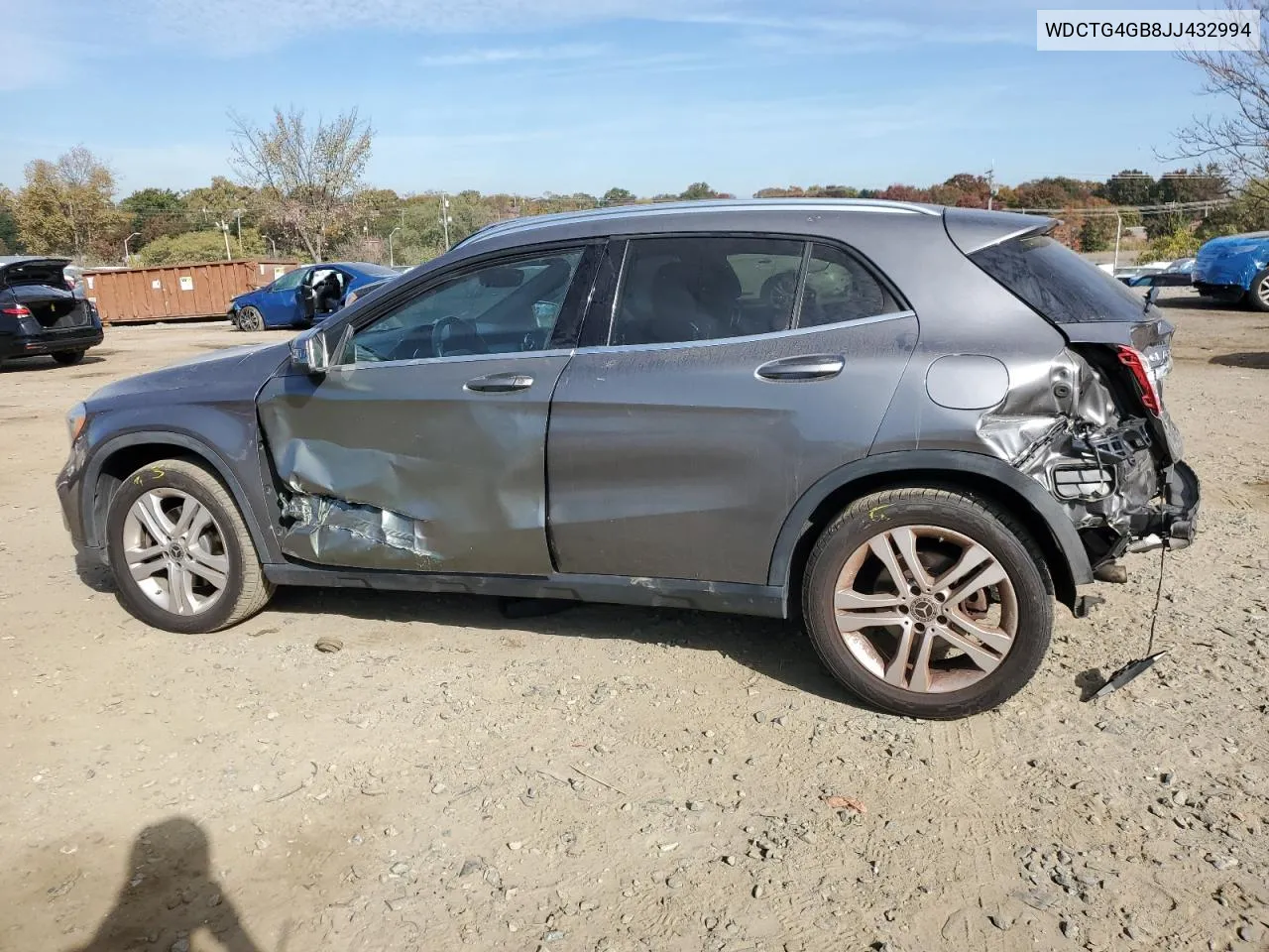 2018 Mercedes-Benz Gla 250 4Matic VIN: WDCTG4GB8JJ432994 Lot: 77614404