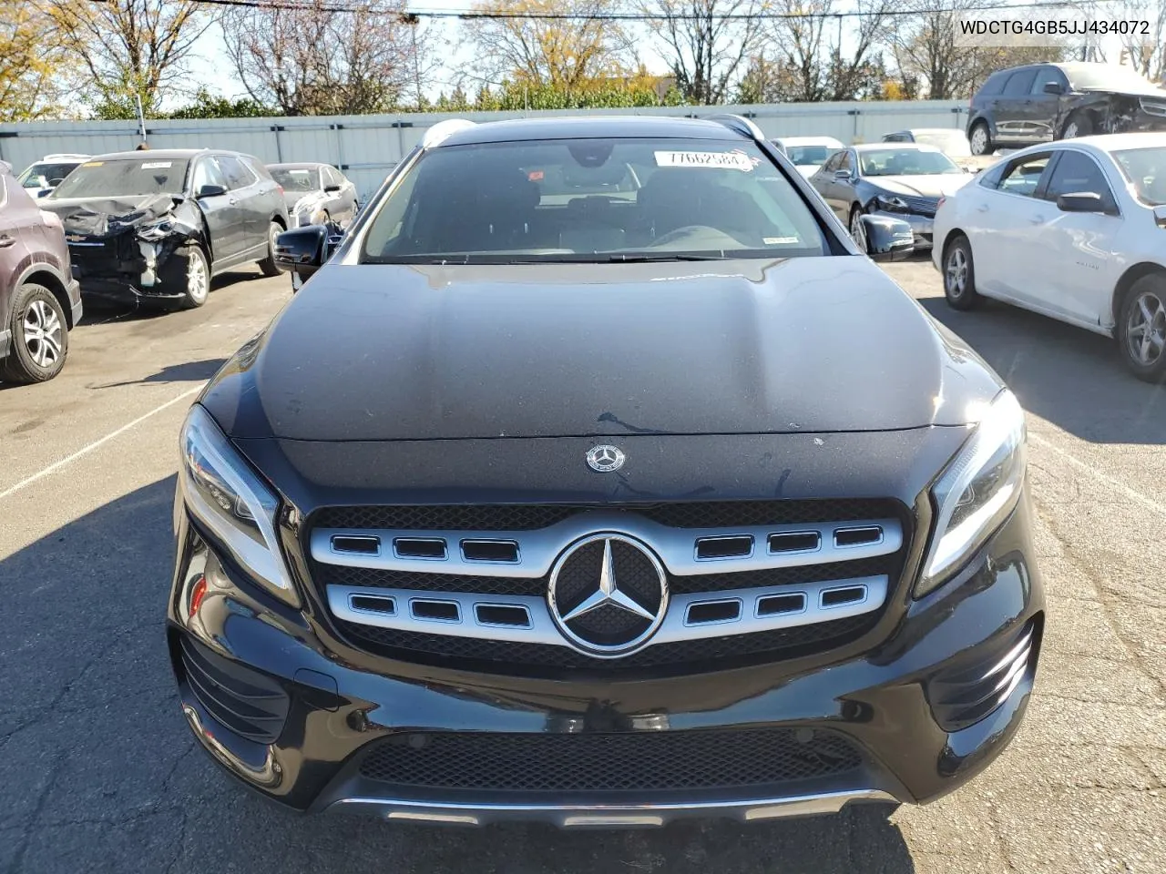 2018 Mercedes-Benz Gla 250 4Matic VIN: WDCTG4GB5JJ434072 Lot: 77662584