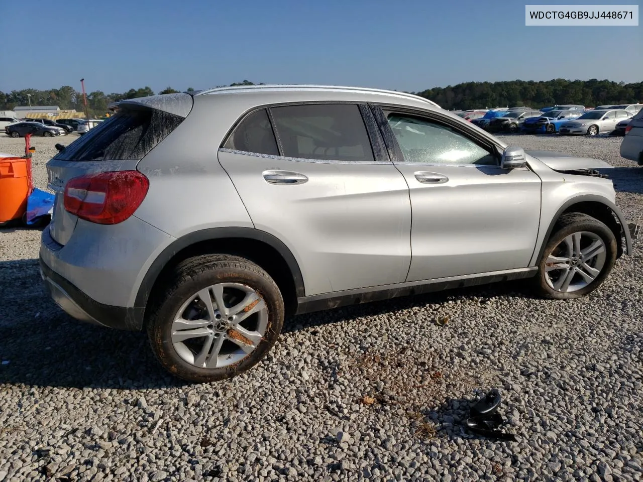 2018 Mercedes-Benz Gla 250 4Matic VIN: WDCTG4GB9JJ448671 Lot: 78316304