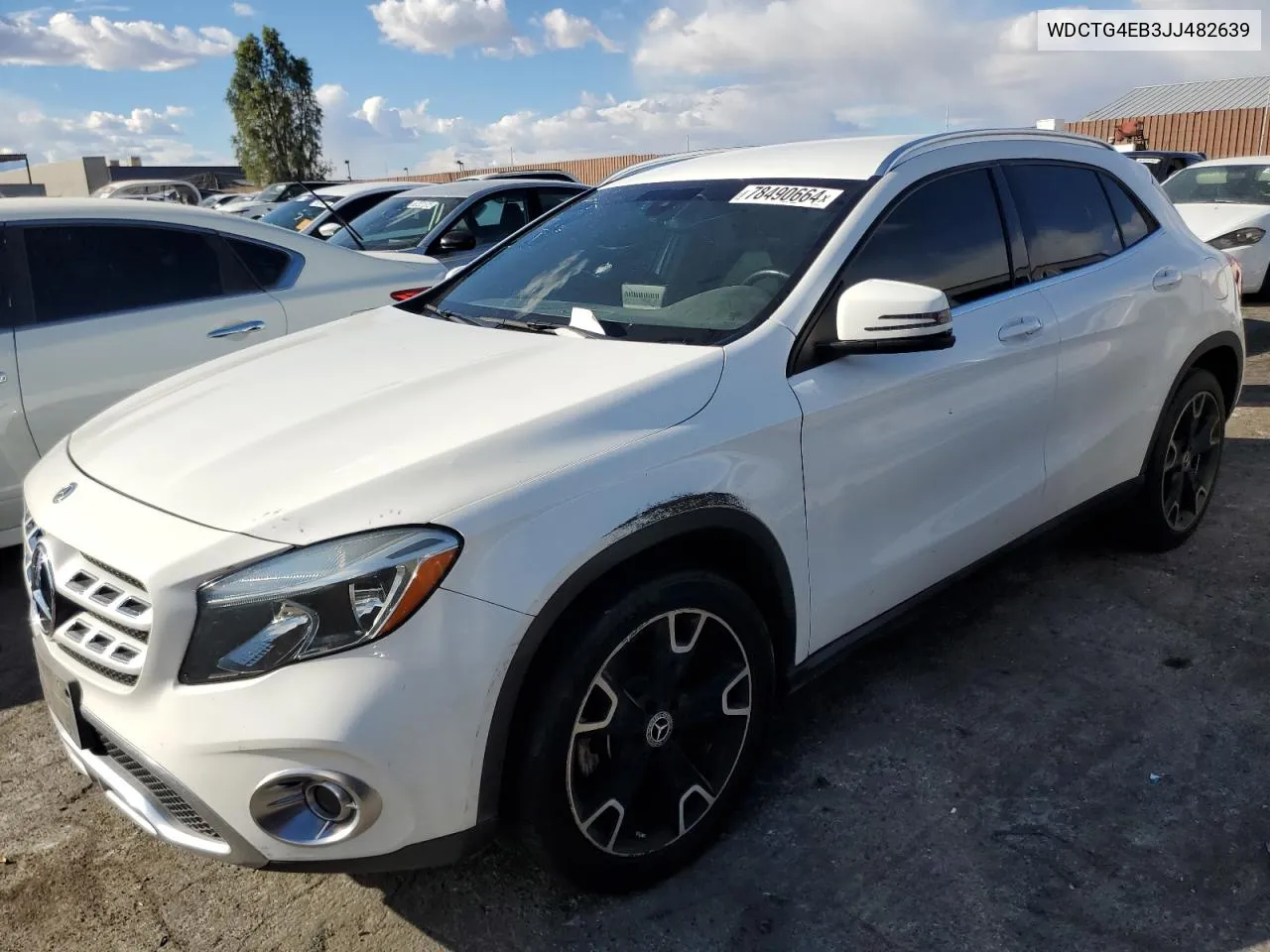 2018 Mercedes-Benz Gla 250 VIN: WDCTG4EB3JJ482639 Lot: 78490664