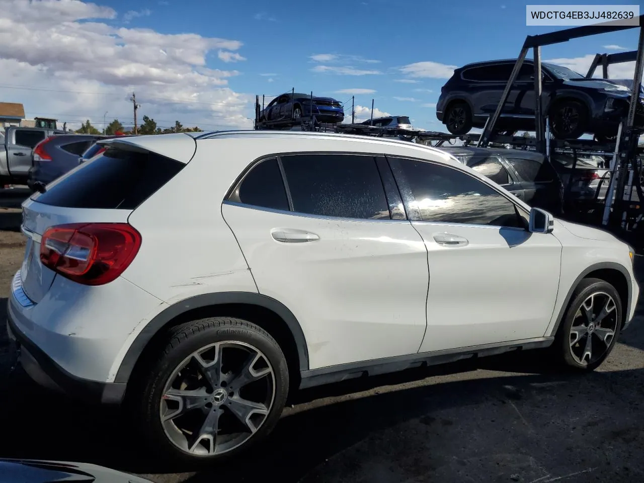 2018 Mercedes-Benz Gla 250 VIN: WDCTG4EB3JJ482639 Lot: 78490664