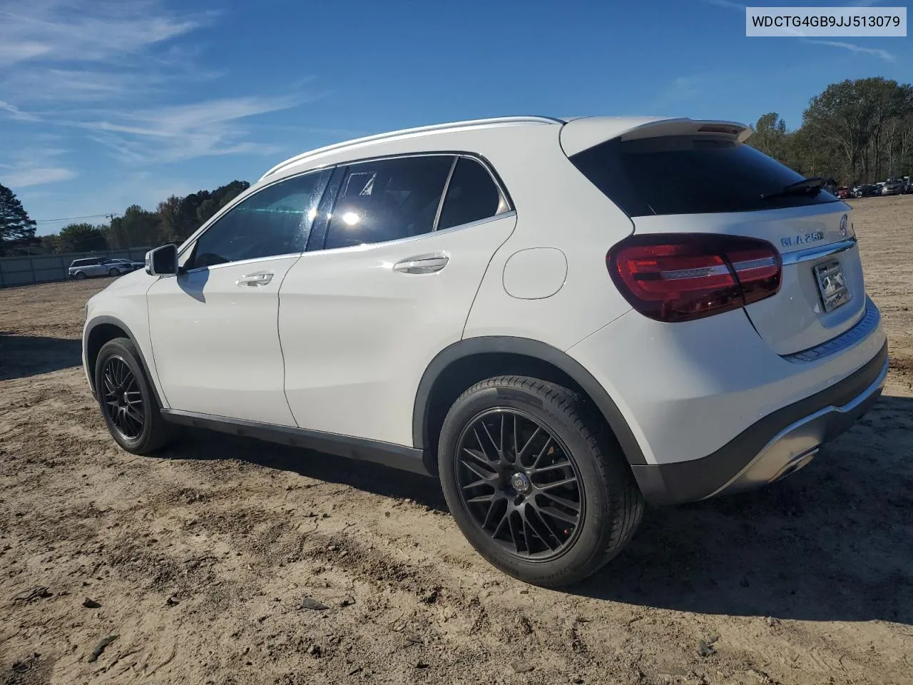 2018 Mercedes-Benz Gla 250 4Matic VIN: WDCTG4GB9JJ513079 Lot: 80089964