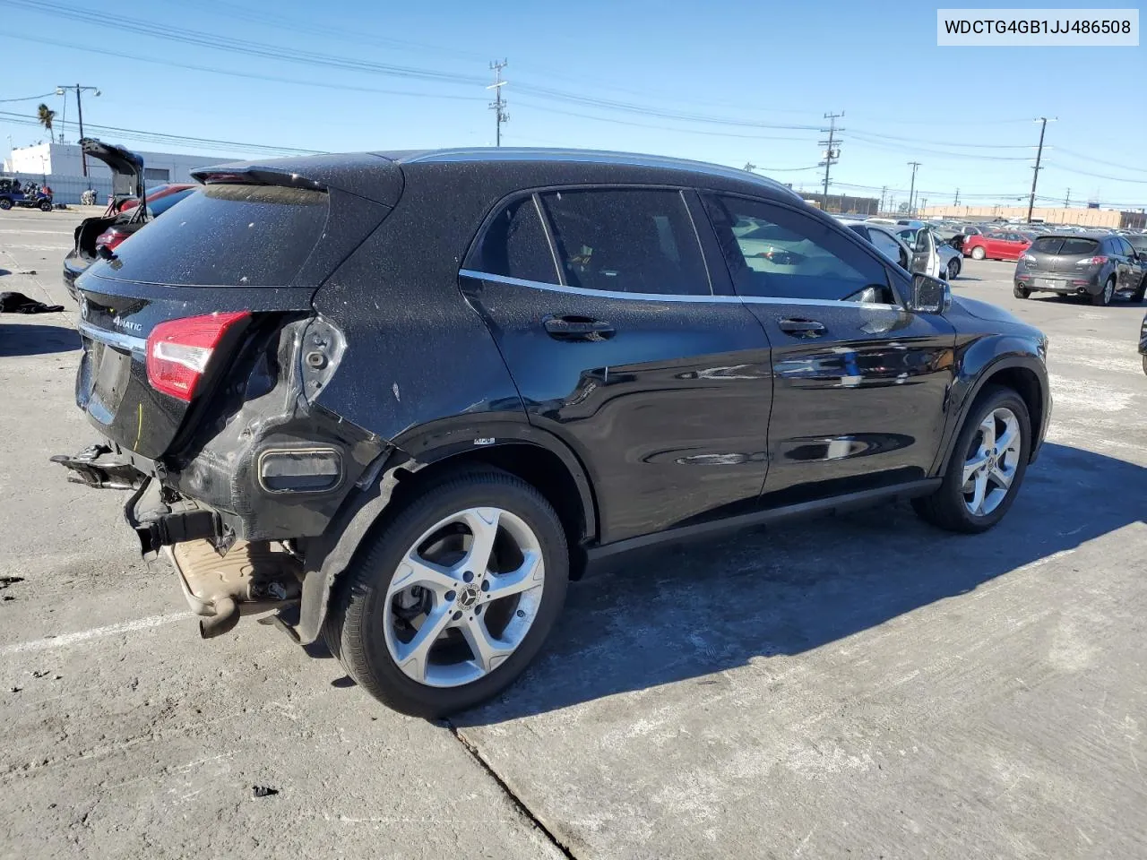 2018 Mercedes-Benz Gla 250 4Matic VIN: WDCTG4GB1JJ486508 Lot: 80315774