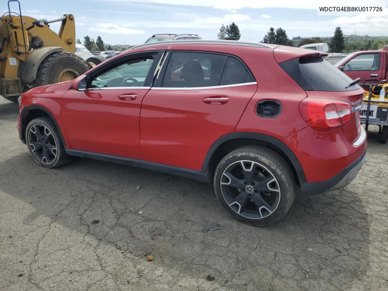 2019 Mercedes-Benz Gla 250 VIN: WDCTG4EB8KU017726 Lot: 50729054