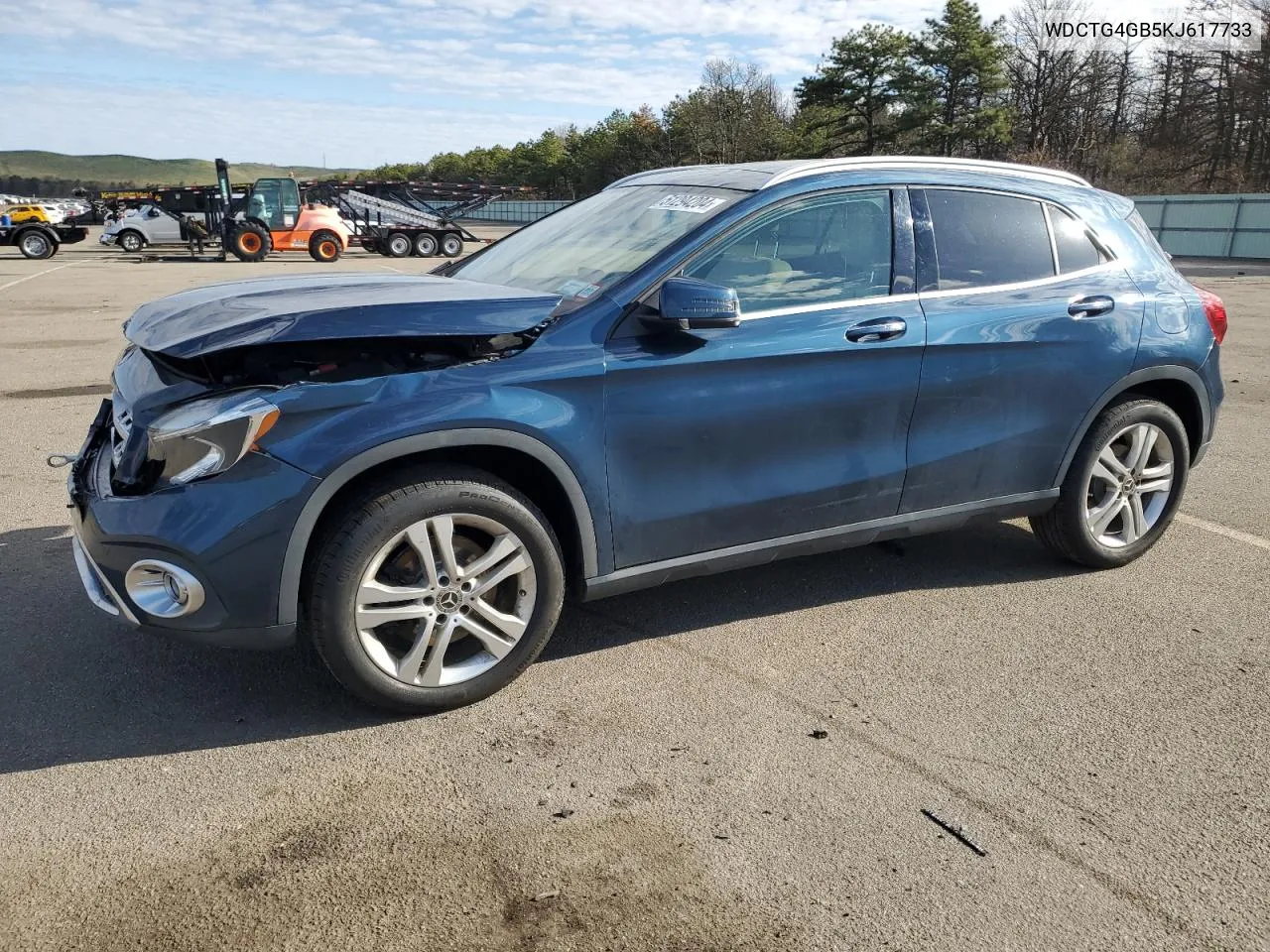 2019 Mercedes-Benz Gla 250 4Matic VIN: WDCTG4GB5KJ617733 Lot: 51294204