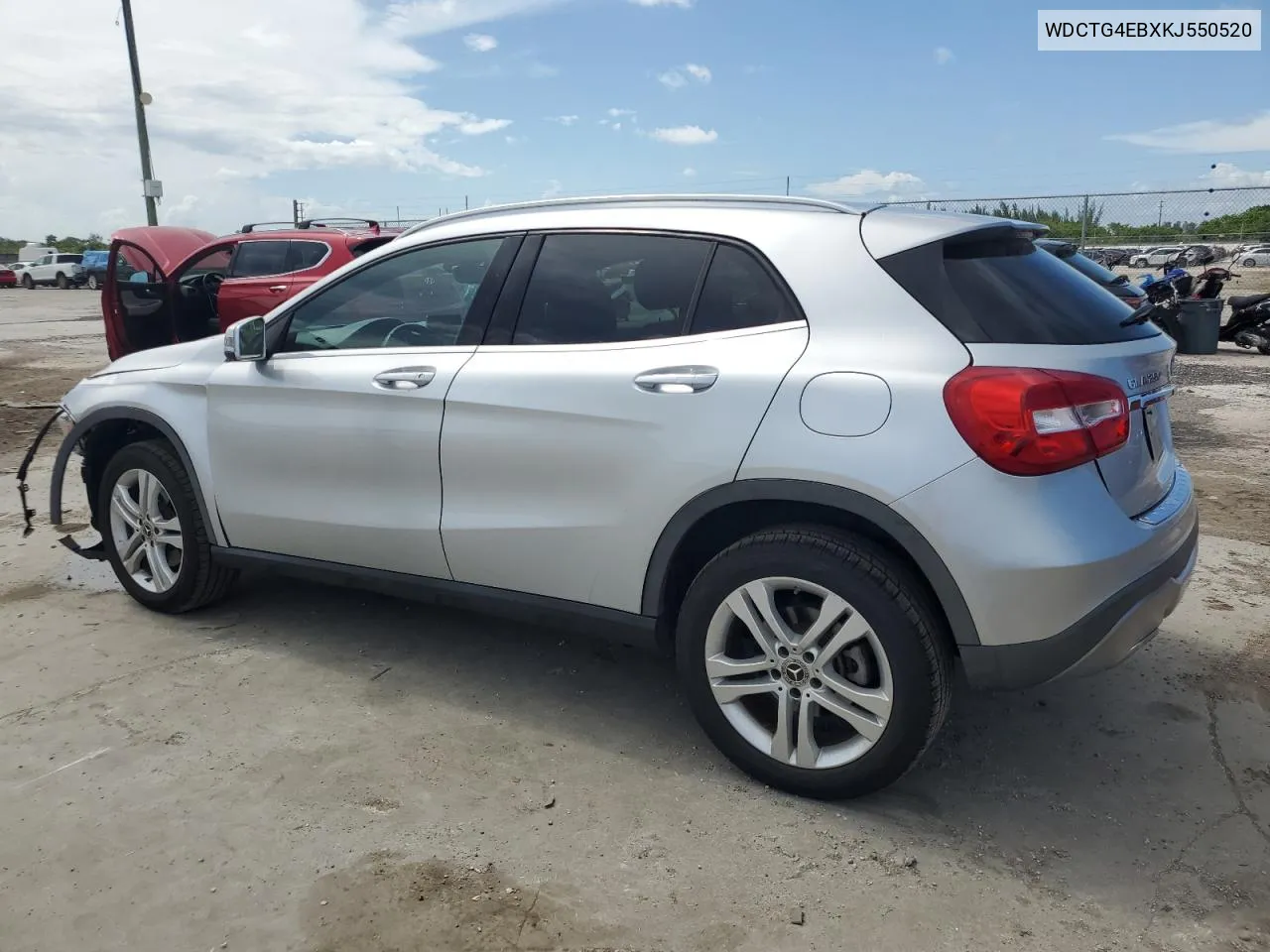 2019 Mercedes-Benz Gla 250 VIN: WDCTG4EBXKJ550520 Lot: 59879724