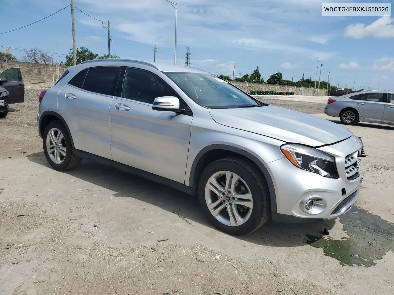 2019 Mercedes-Benz Gla 250 VIN: WDCTG4EBXKJ550520 Lot: 59879724