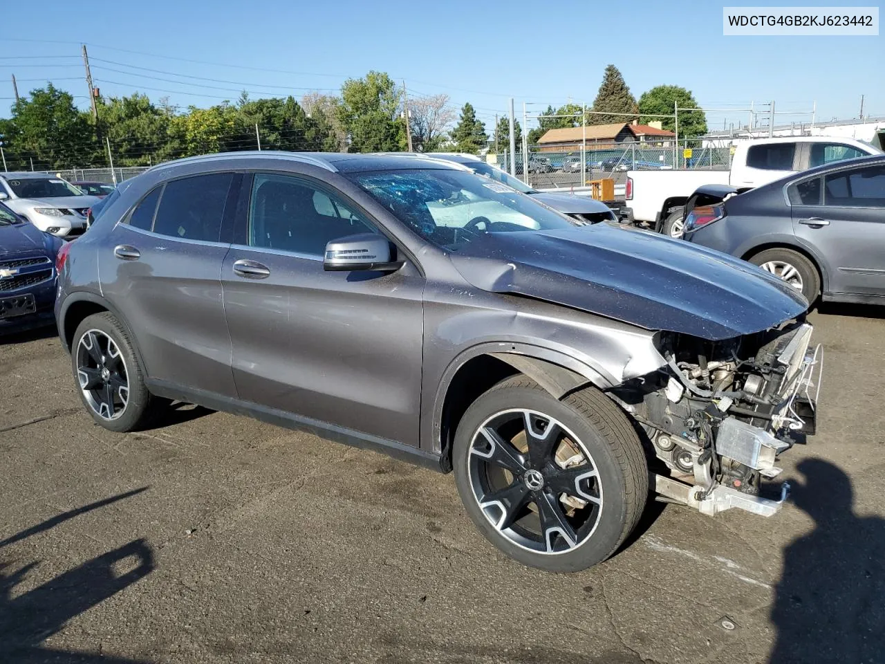 2019 Mercedes-Benz Gla 250 4Matic VIN: WDCTG4GB2KJ623442 Lot: 61676494