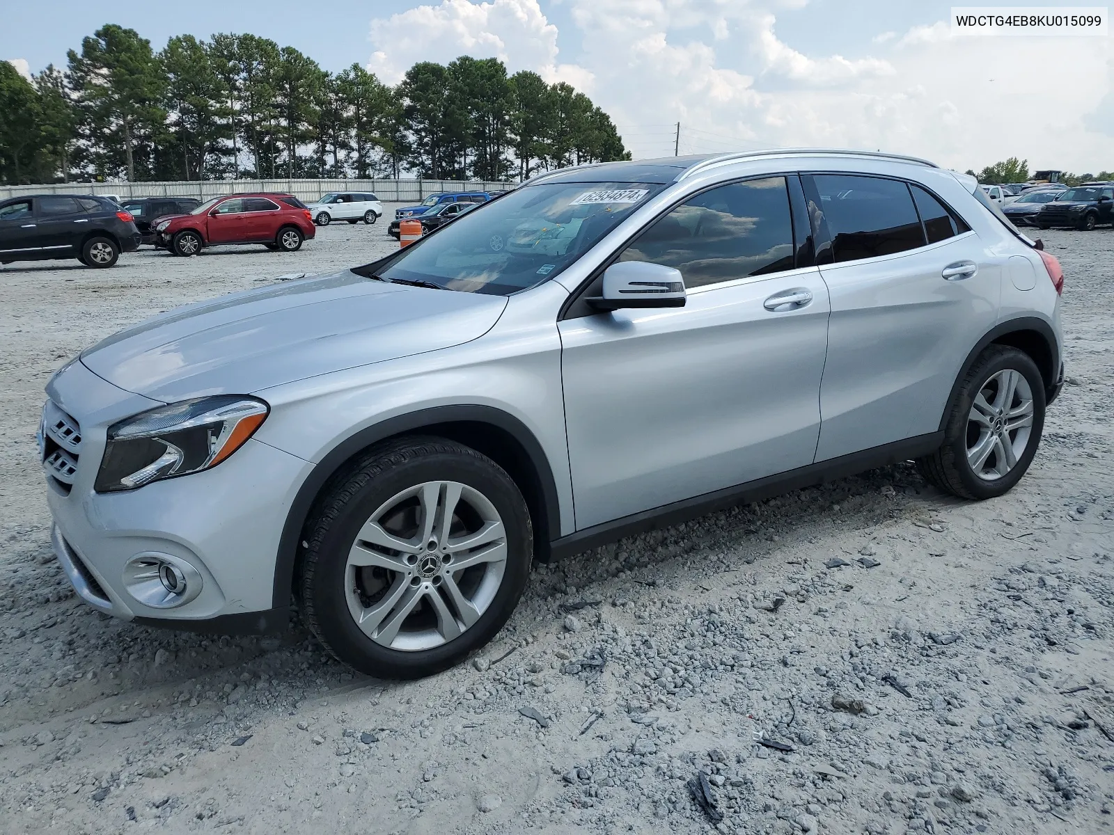 2019 Mercedes-Benz Gla 250 VIN: WDCTG4EB8KU015099 Lot: 62934874