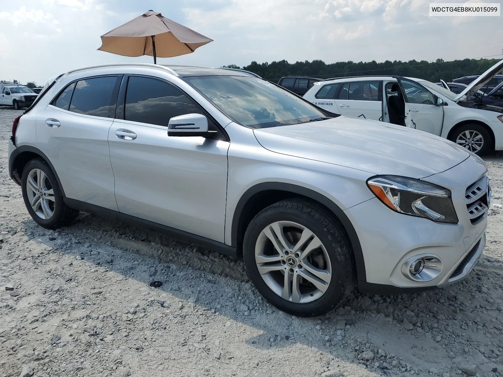 2019 Mercedes-Benz Gla 250 VIN: WDCTG4EB8KU015099 Lot: 62934874