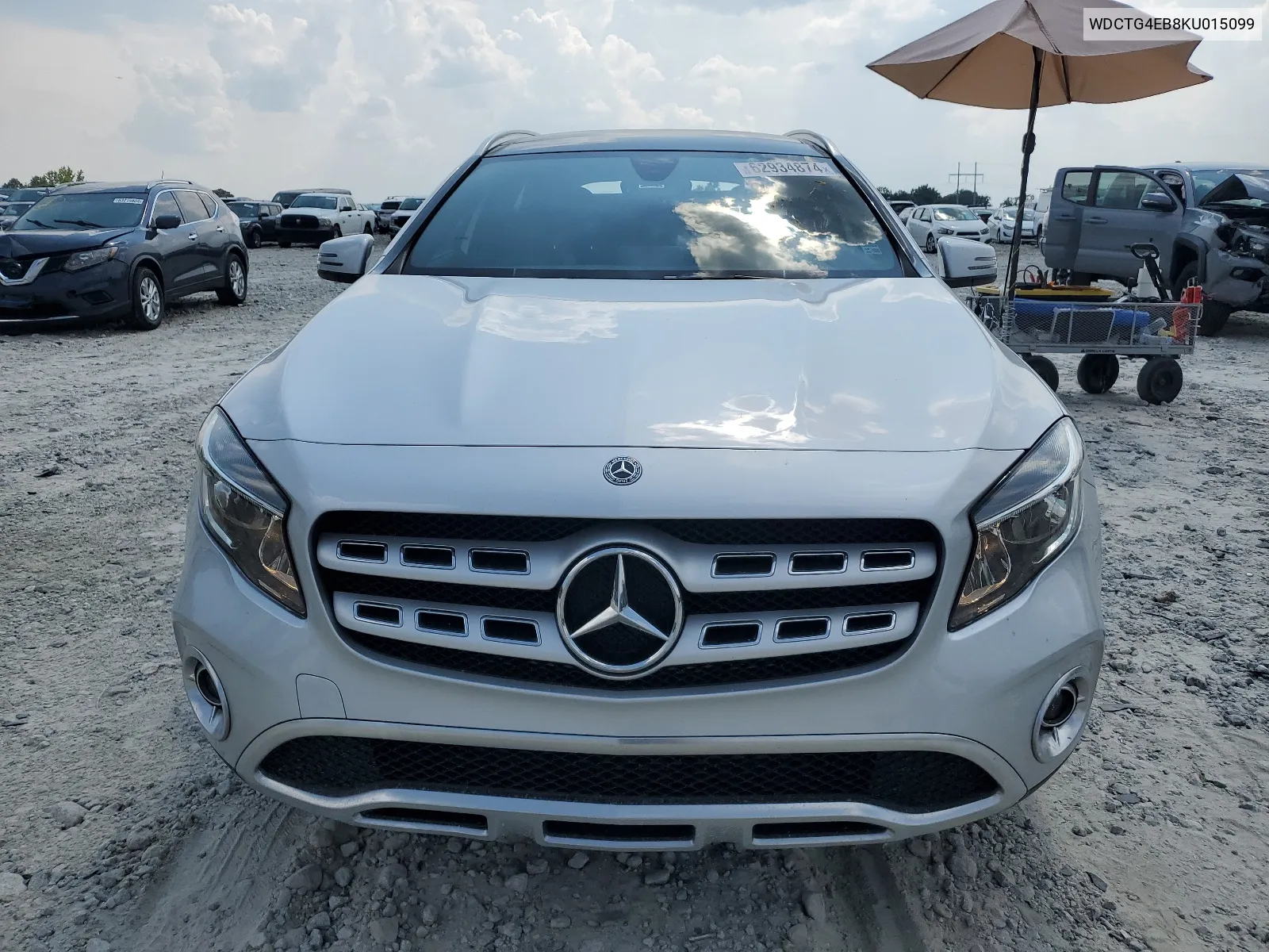 2019 Mercedes-Benz Gla 250 VIN: WDCTG4EB8KU015099 Lot: 62934874