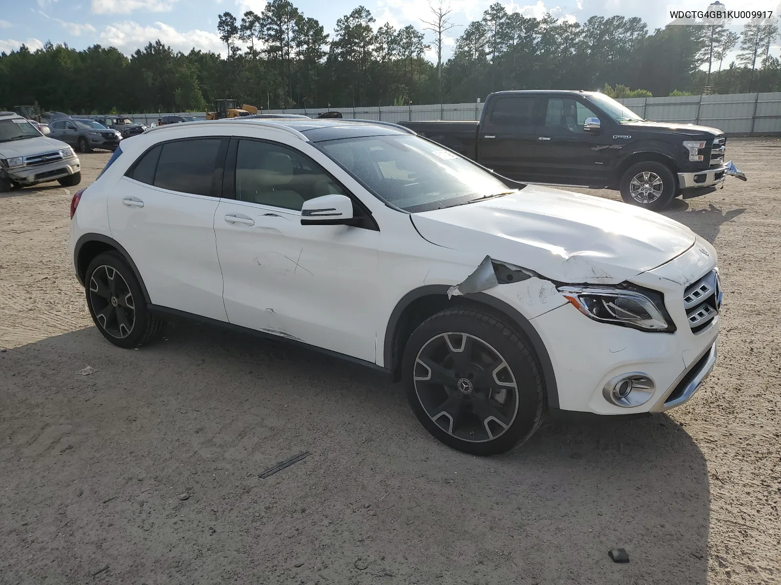 2019 Mercedes-Benz Gla 250 4Matic VIN: WDCTG4GB1KU009917 Lot: 63775424