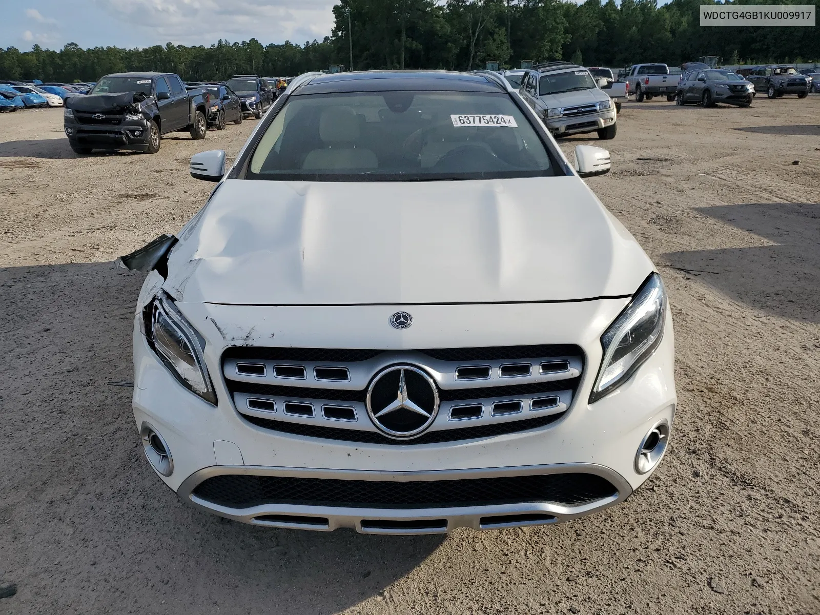 2019 Mercedes-Benz Gla 250 4Matic VIN: WDCTG4GB1KU009917 Lot: 63775424