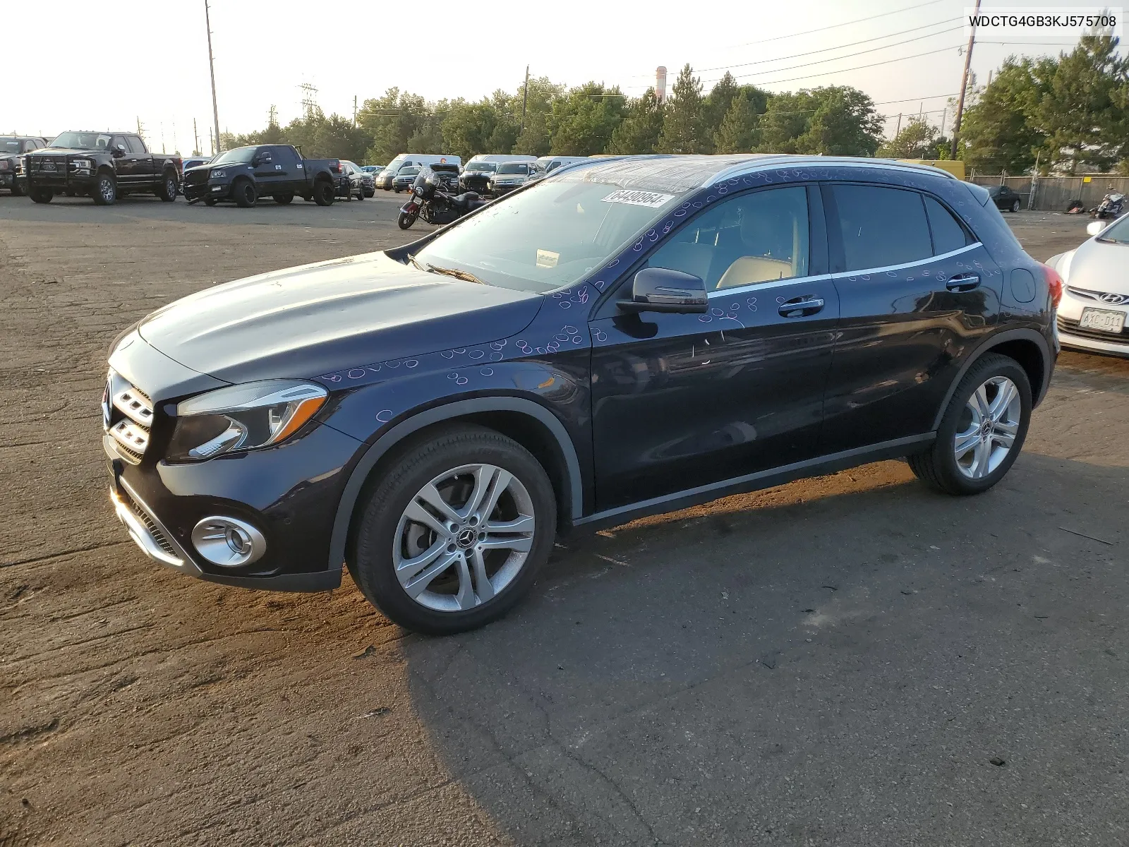 2019 Mercedes-Benz Gla 250 4Matic VIN: WDCTG4GB3KJ575708 Lot: 64490964