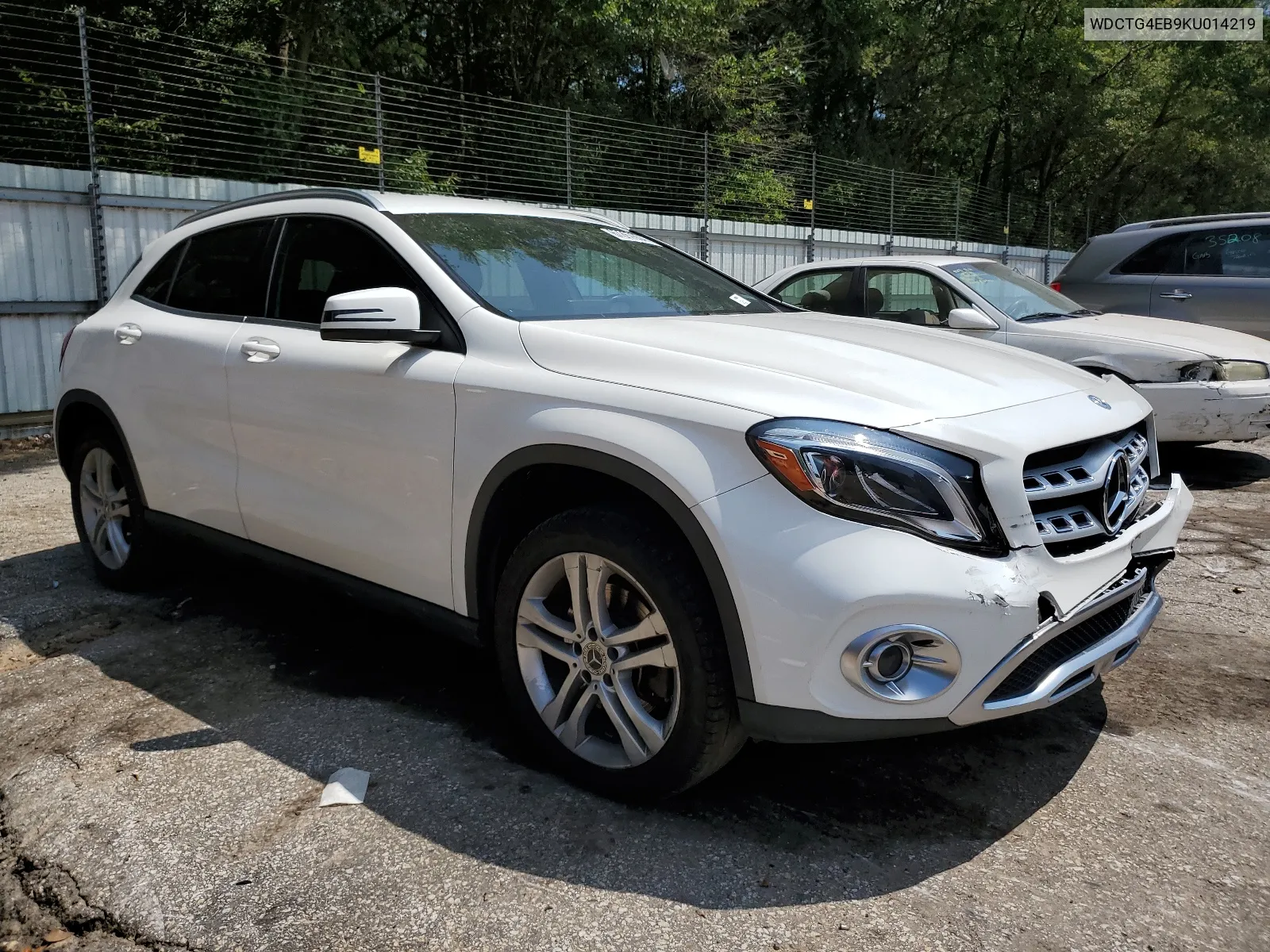 2019 Mercedes-Benz Gla 250 VIN: WDCTG4EB9KU014219 Lot: 67267654