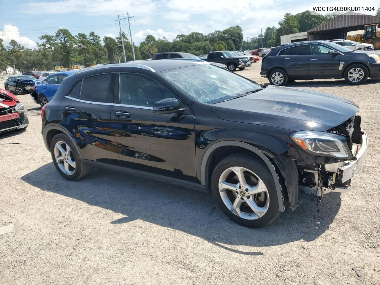 2019 Mercedes-Benz Gla 250 VIN: WDCTG4EB0KU011404 Lot: 68892474