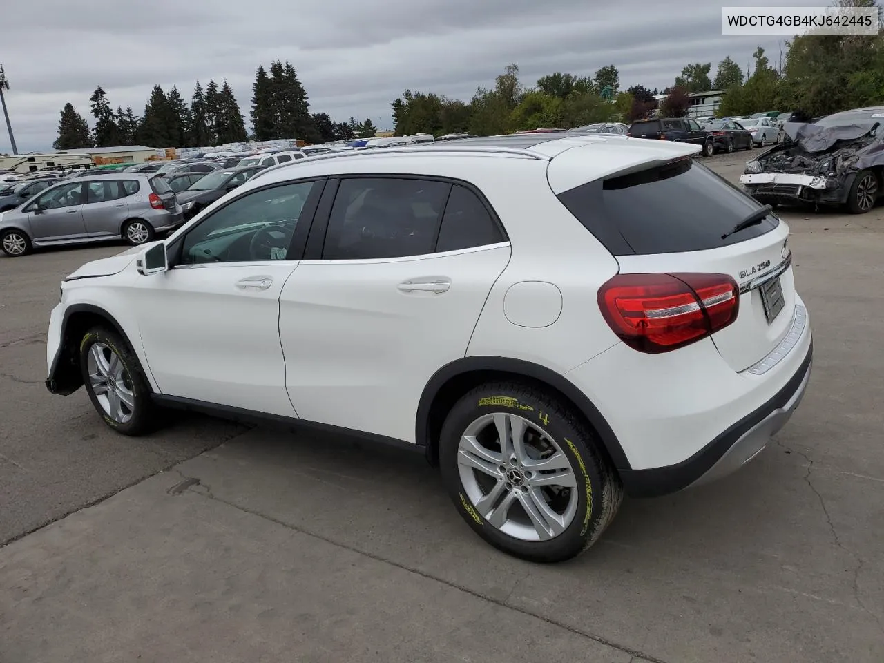 2019 Mercedes-Benz Gla 250 4Matic VIN: WDCTG4GB4KJ642445 Lot: 71753624