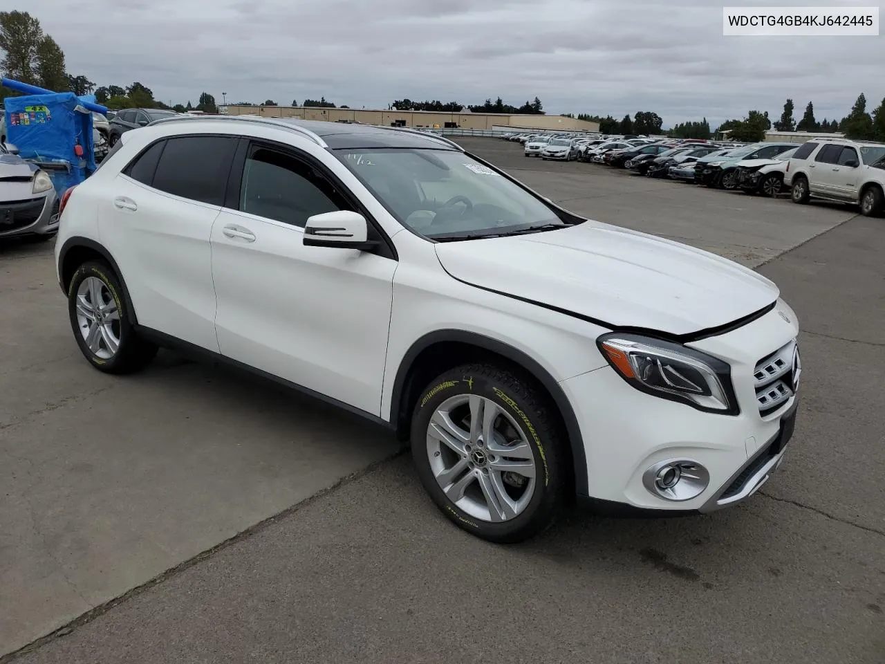 2019 Mercedes-Benz Gla 250 4Matic VIN: WDCTG4GB4KJ642445 Lot: 71753624