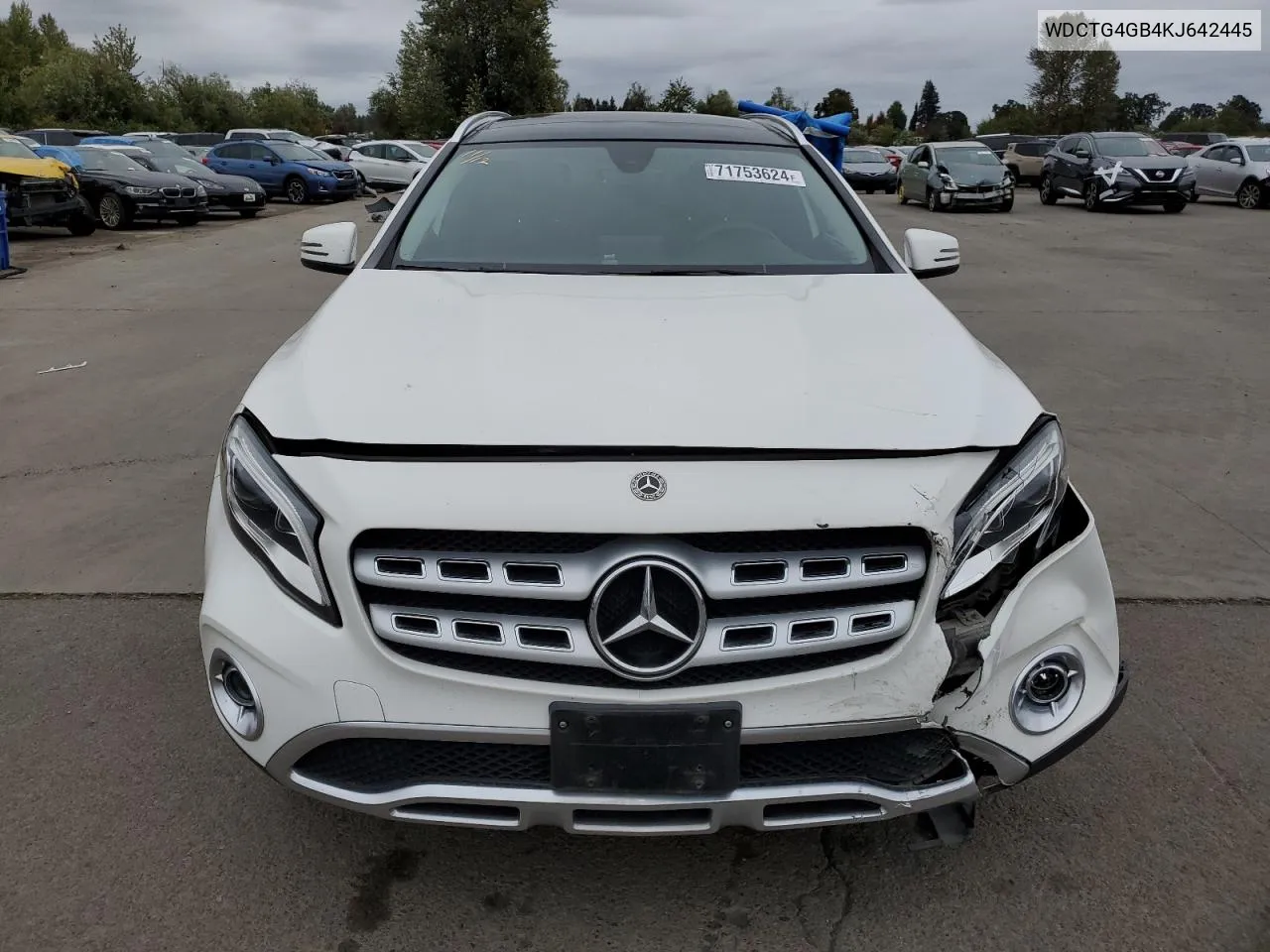 2019 Mercedes-Benz Gla 250 4Matic VIN: WDCTG4GB4KJ642445 Lot: 71753624