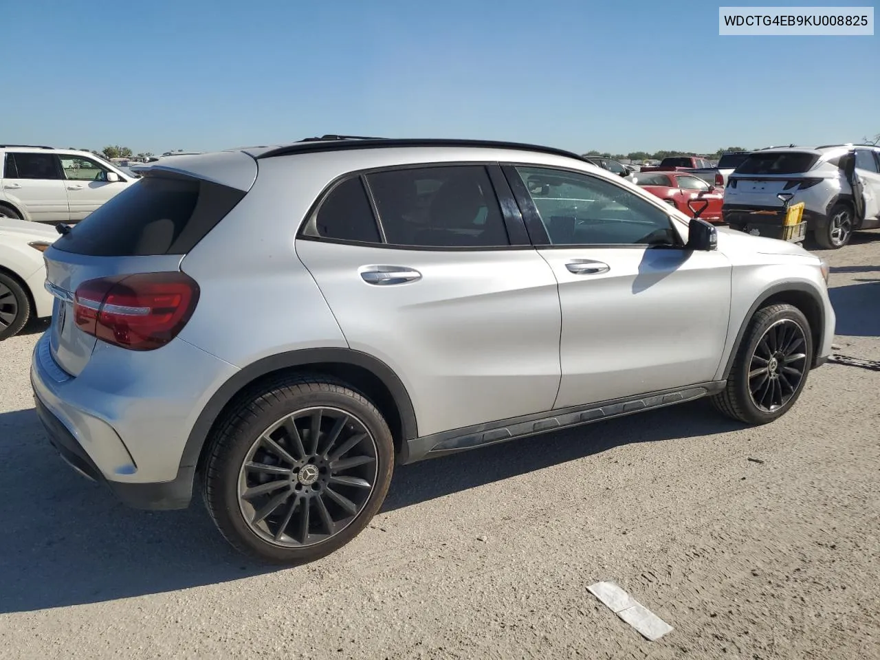 2019 Mercedes-Benz Gla 250 VIN: WDCTG4EB9KU008825 Lot: 73216564