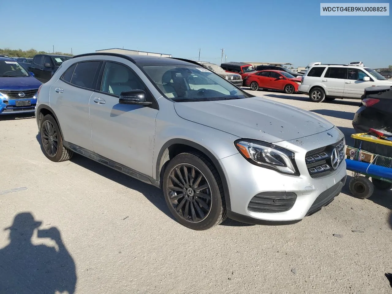 2019 Mercedes-Benz Gla 250 VIN: WDCTG4EB9KU008825 Lot: 73216564