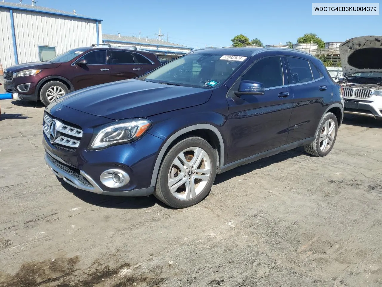 2019 Mercedes-Benz Gla 250 VIN: WDCTG4EB3KU004379 Lot: 73942524