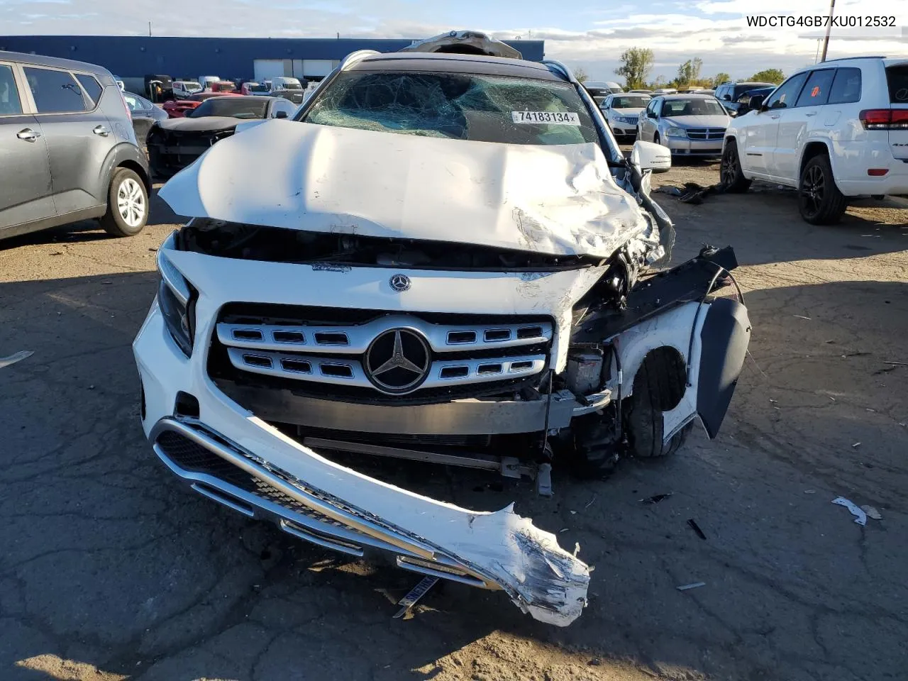 2019 Mercedes-Benz Gla 250 4Matic VIN: WDCTG4GB7KU012532 Lot: 74183134