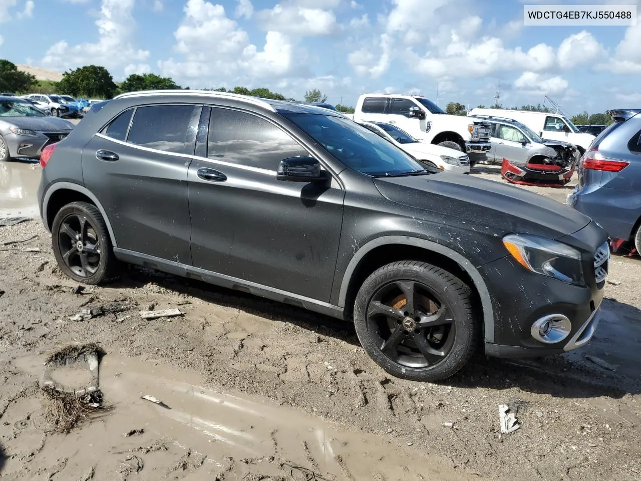 2019 Mercedes-Benz Gla 250 VIN: WDCTG4EB7KJ550488 Lot: 75877704