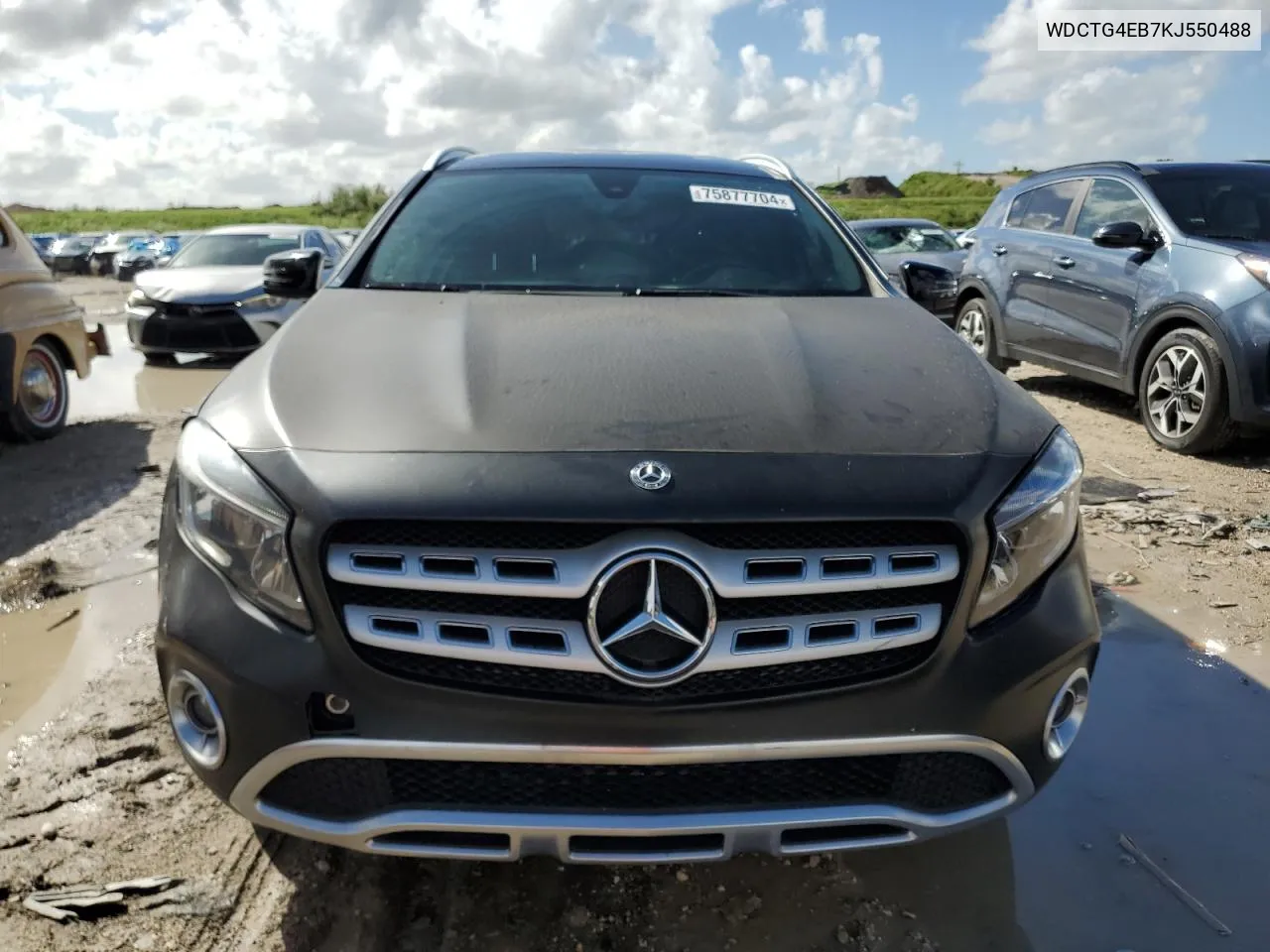 2019 Mercedes-Benz Gla 250 VIN: WDCTG4EB7KJ550488 Lot: 75877704