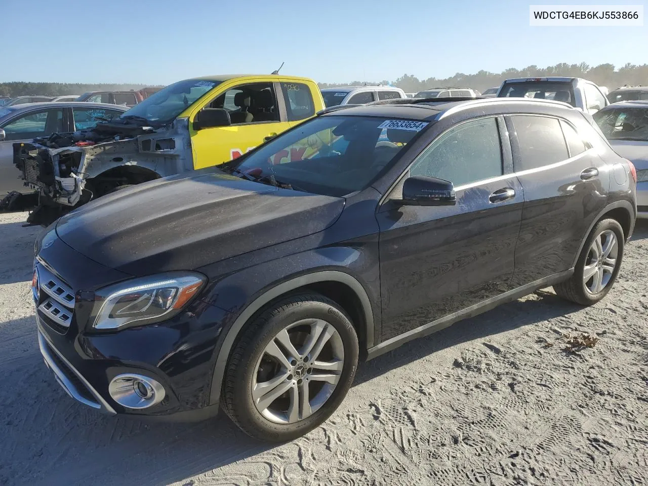 2019 Mercedes-Benz Gla 250 VIN: WDCTG4EB6KJ553866 Lot: 76633654