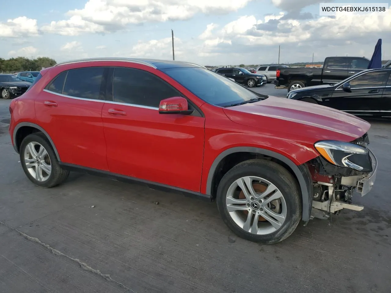 2019 Mercedes-Benz Gla 250 VIN: WDCTG4EBXKJ615138 Lot: 78389864