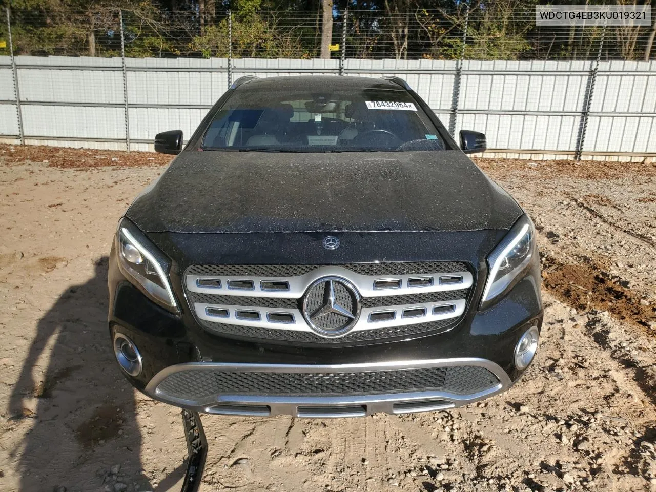 2019 Mercedes-Benz Gla 250 VIN: WDCTG4EB3KU019321 Lot: 78432964