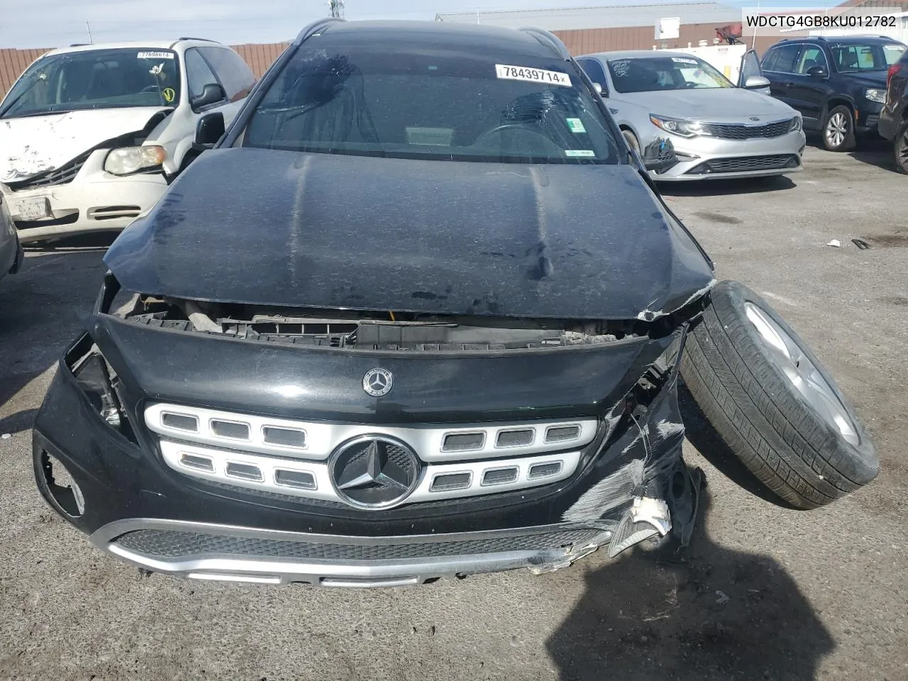 2019 Mercedes-Benz Gla 250 4Matic VIN: WDCTG4GB8KU012782 Lot: 78439714