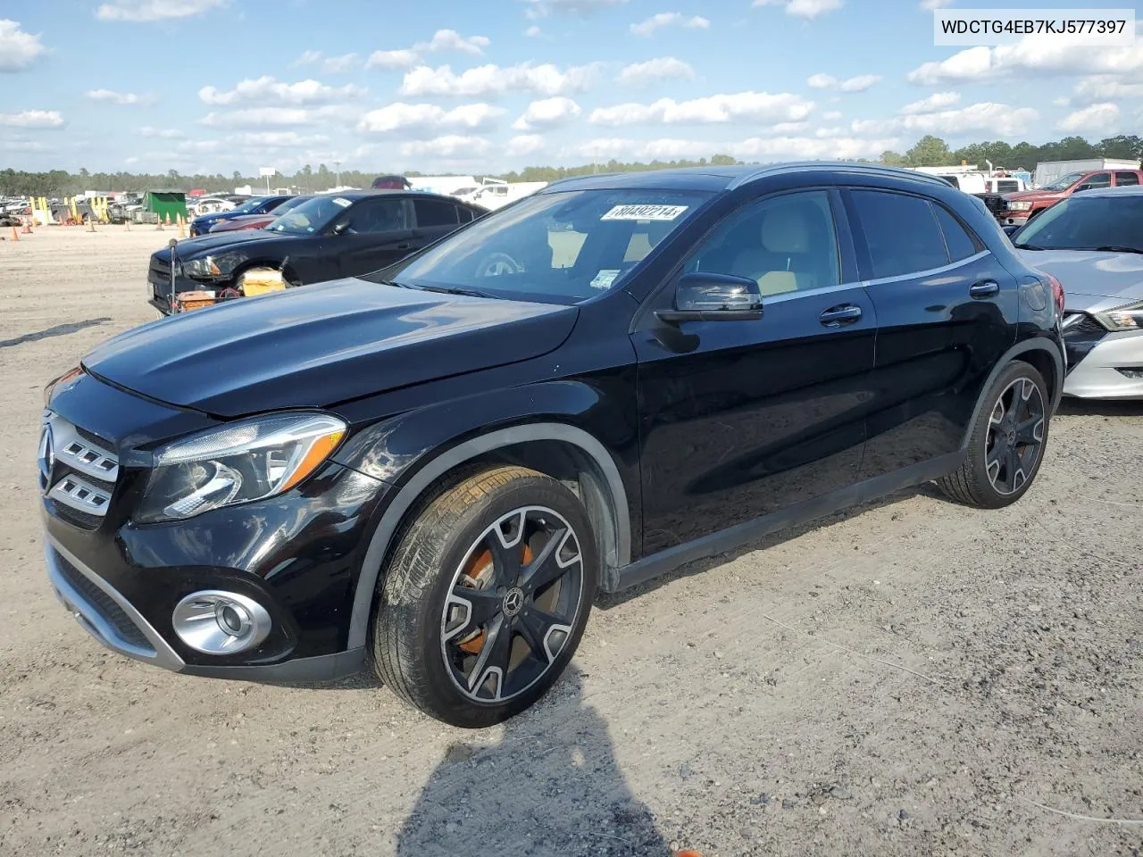 2019 Mercedes-Benz Gla 250 VIN: WDCTG4EB7KJ577397 Lot: 80492214