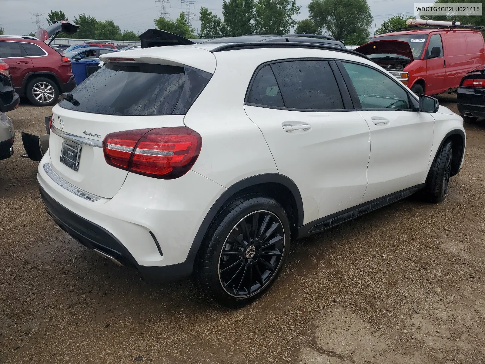 2020 Mercedes-Benz Gla 250 4Matic VIN: WDCTG4GB2LU021415 Lot: 61666004