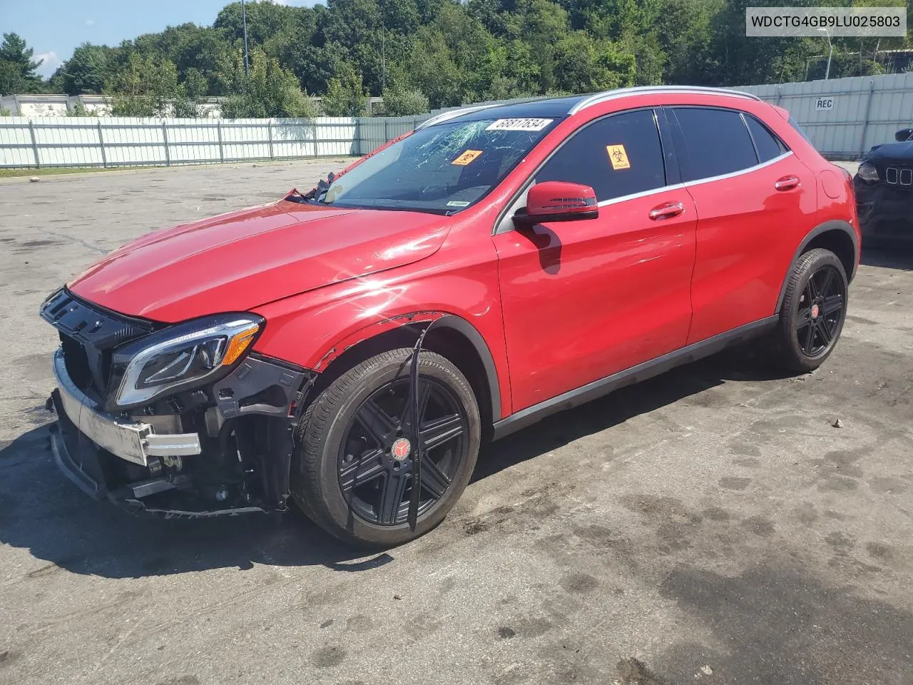 2020 Mercedes-Benz Gla 250 4Matic VIN: WDCTG4GB9LU025803 Lot: 68817634