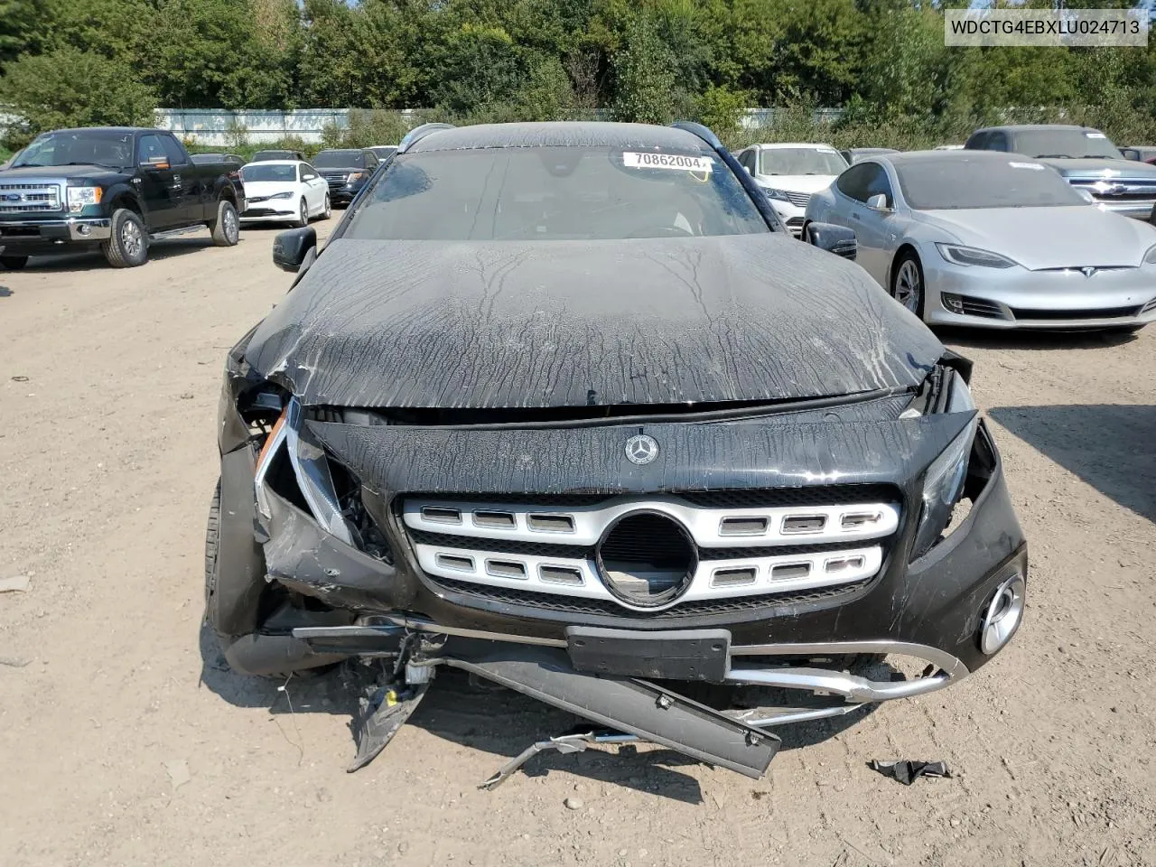 2020 Mercedes-Benz Gla 250 VIN: WDCTG4EBXLU024713 Lot: 70862004