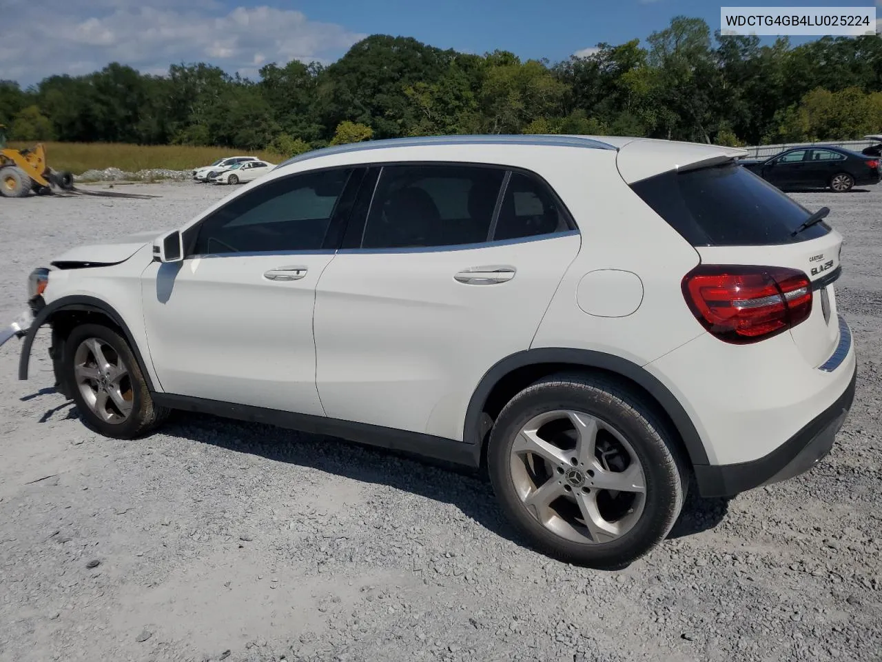 2020 Mercedes-Benz Gla 250 4Matic VIN: WDCTG4GB4LU025224 Lot: 70954874