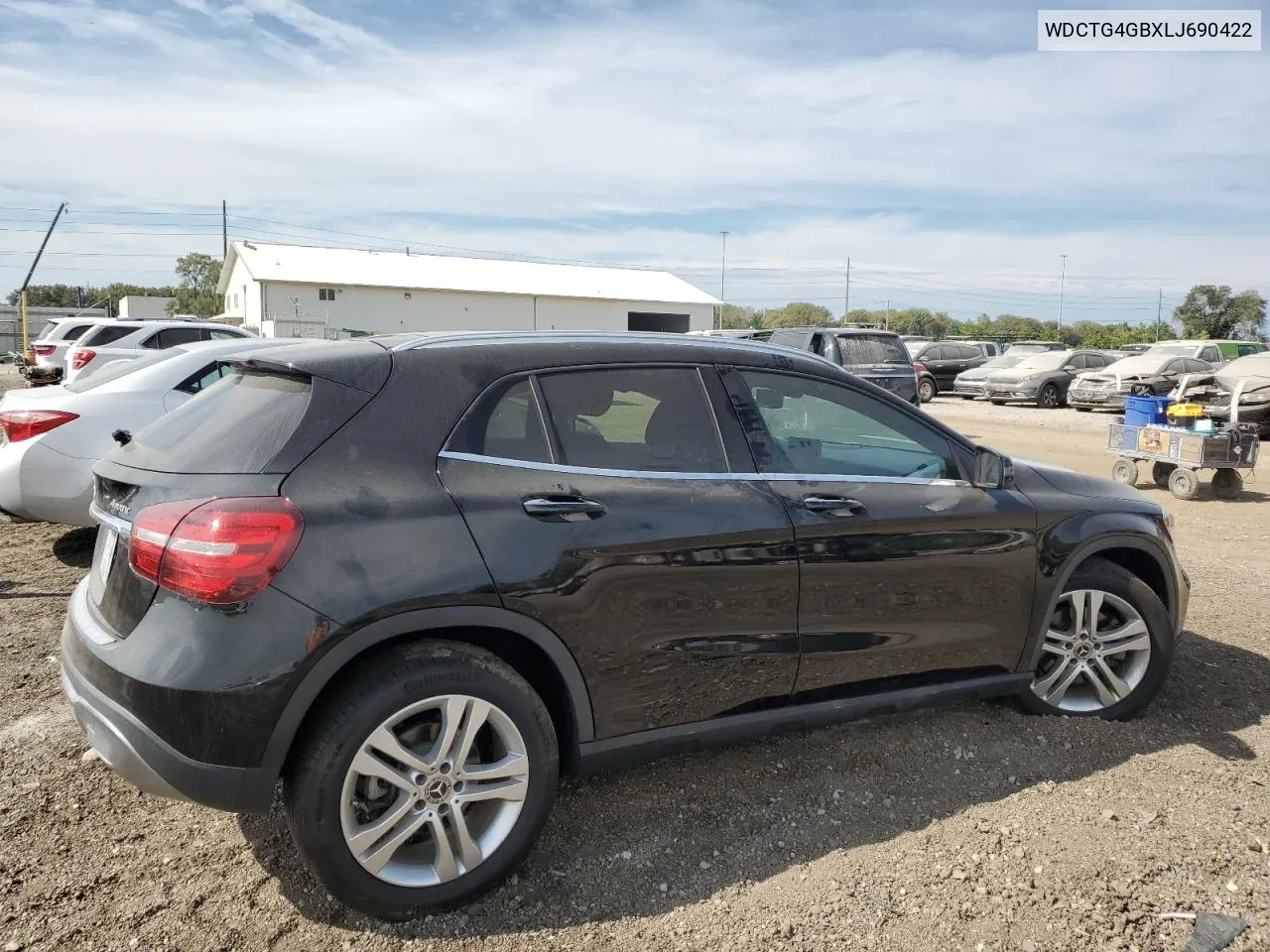 2020 Mercedes-Benz Gla 250 4Matic VIN: WDCTG4GBXLJ690422 Lot: 71954044