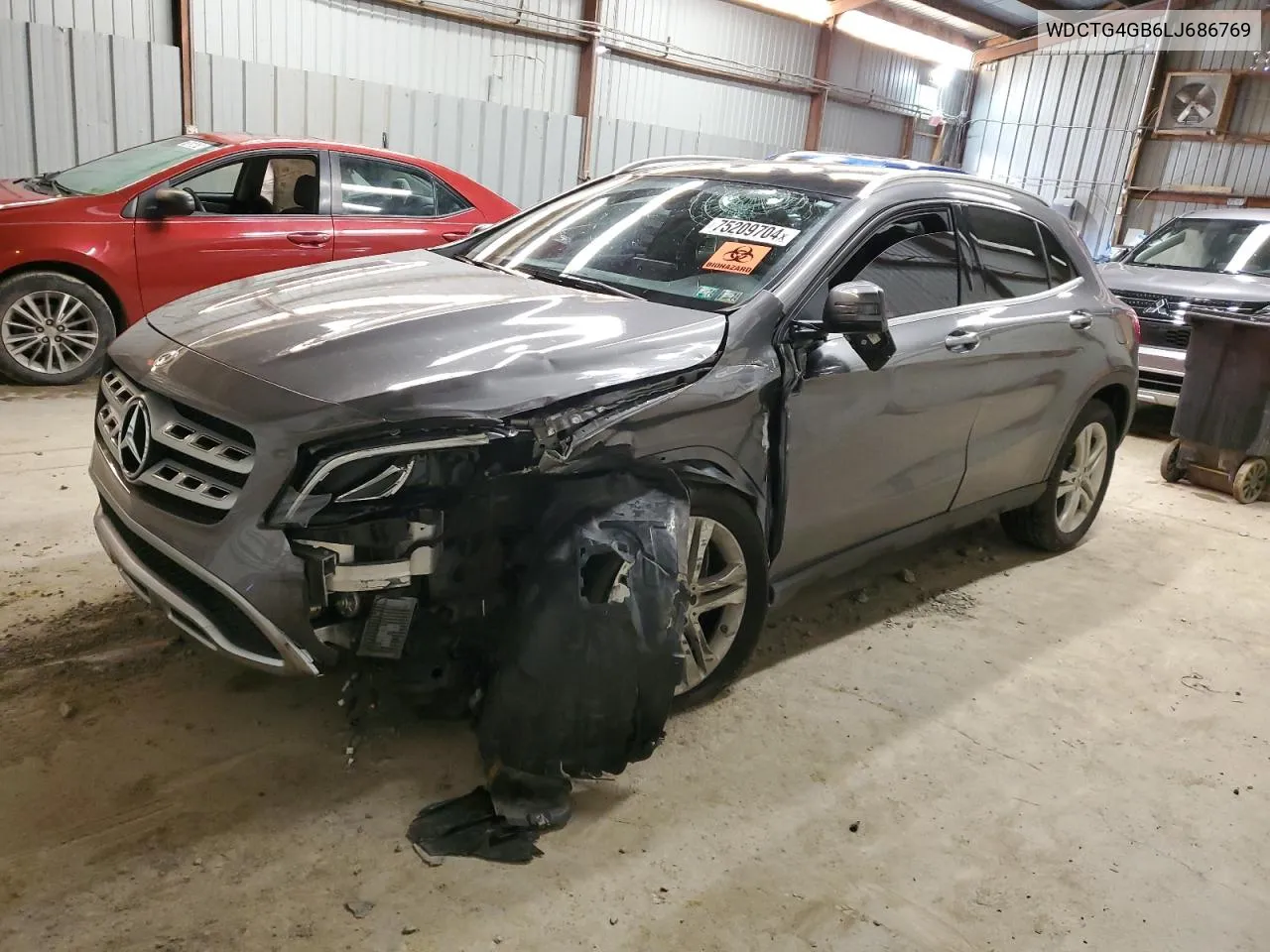 2020 Mercedes-Benz Gla 250 4Matic VIN: WDCTG4GB6LJ686769 Lot: 75209704