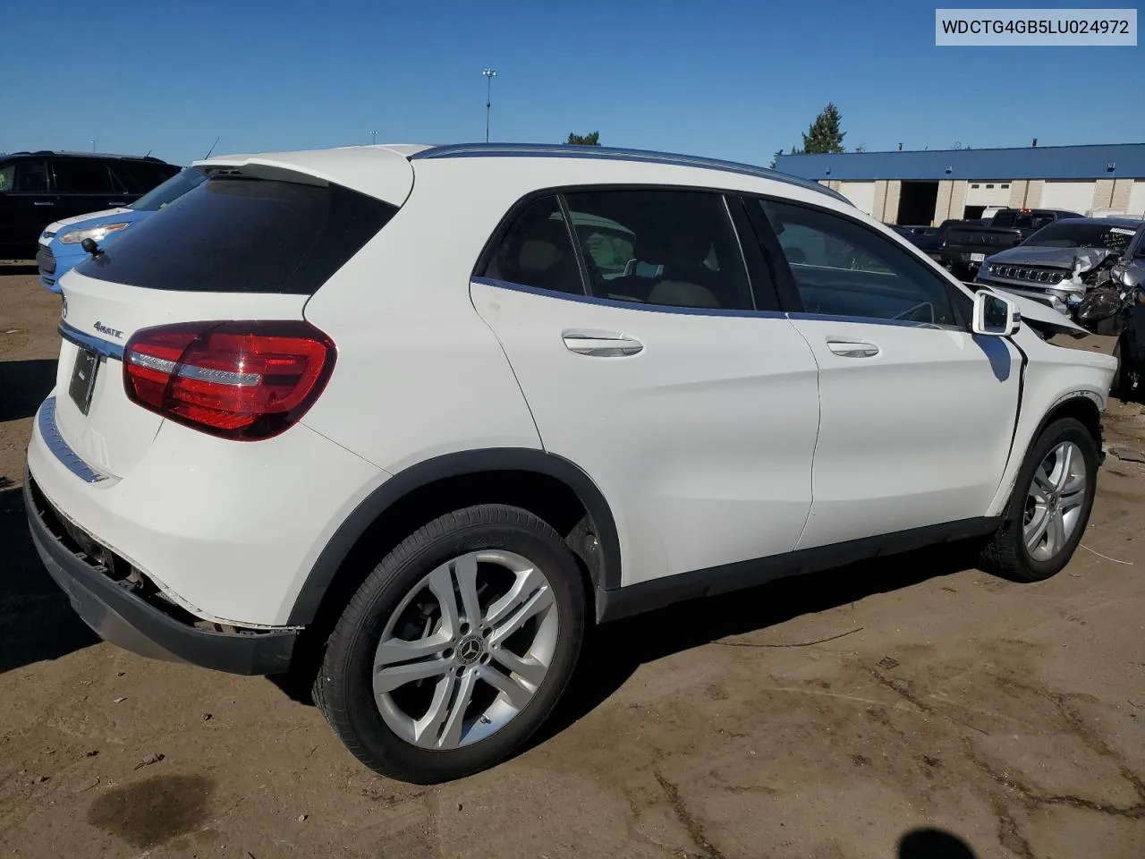 2020 Mercedes-Benz Gla 250 4Matic VIN: WDCTG4GB5LU024972 Lot: 75266514